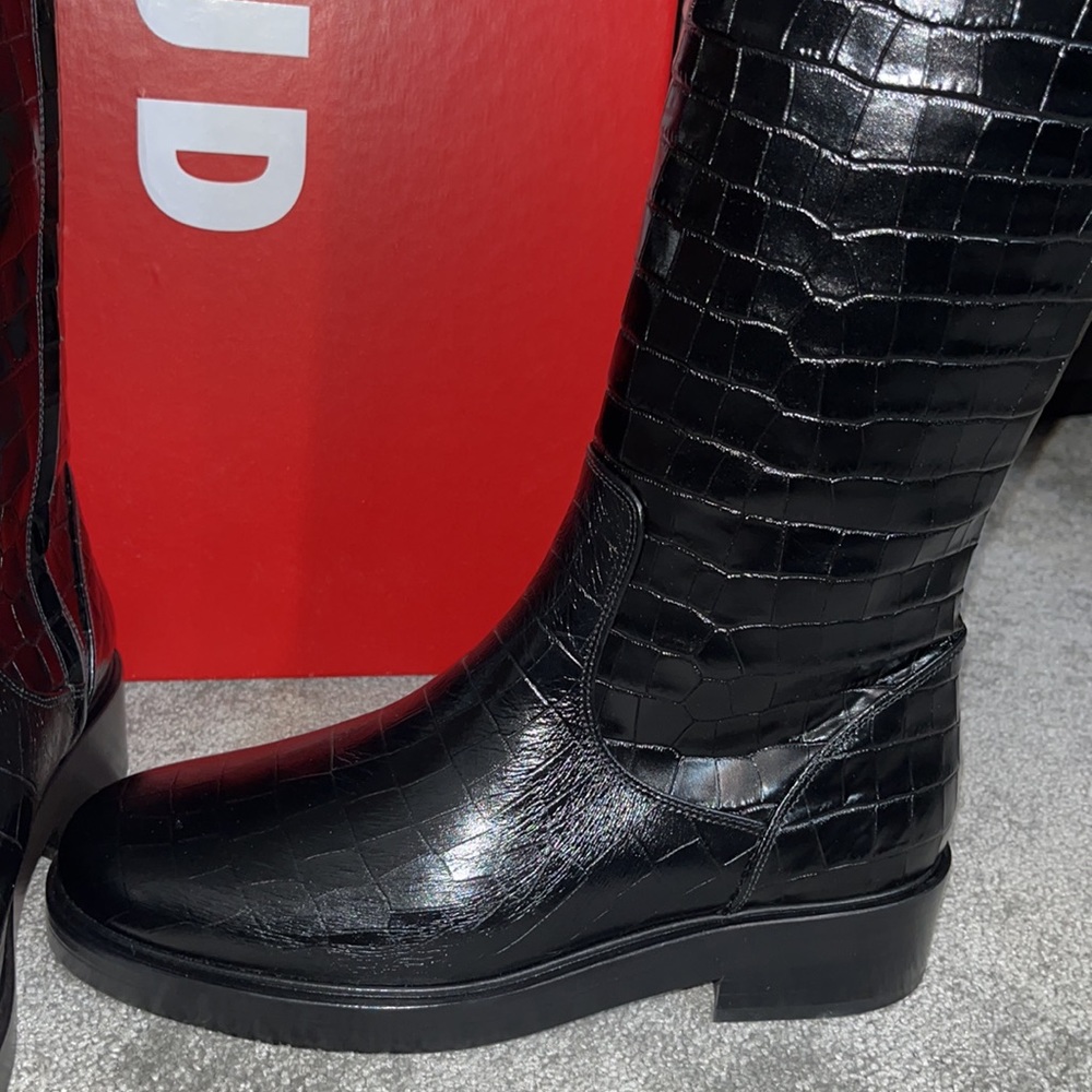 Staud Claud Buckle Riding Boots - Picture 7 of 15